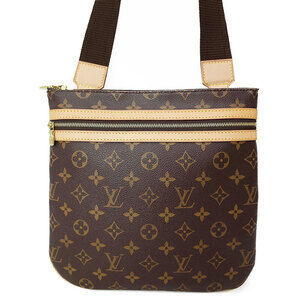 Louis Vuitton Monogram Leather Brown Pochette Bosphore Shoulder Bag